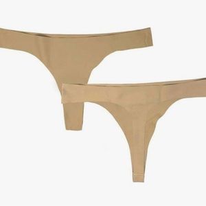 NEW Capezio Dancewear Women's Nude Seamless Thong (Size: S)